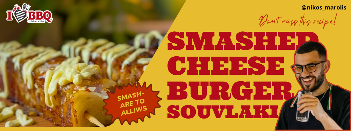Burger Smash Souvlaki με τορτίγια, bacon και sauce – συνταγή από τον @nikos_marolis για το I LOVE BBQ